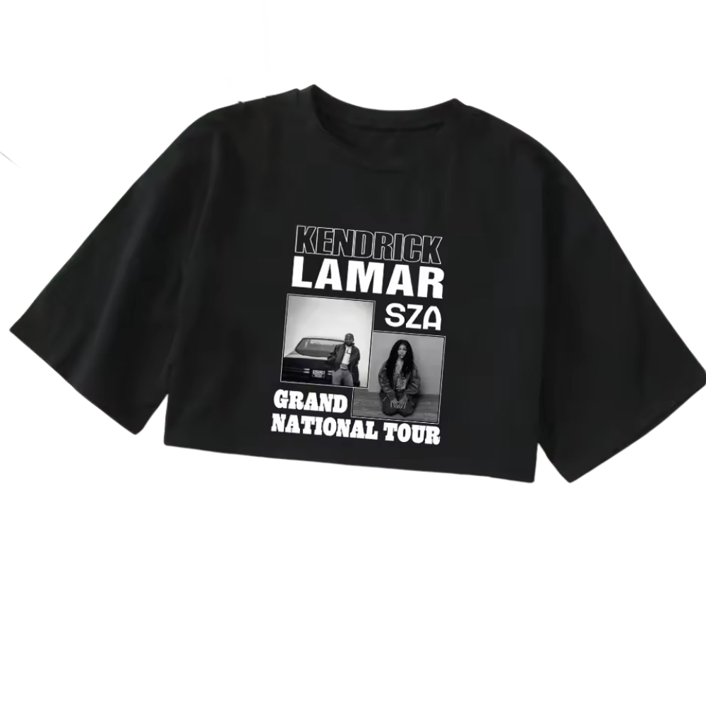 Kendrick Lamar & SZA Grand National Tour Crop Top Shirt