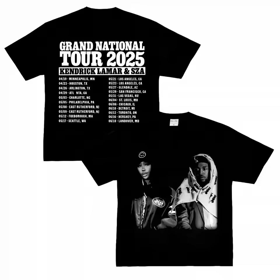 2025 SZA & Kendrick Lamar Global Tour Shirt