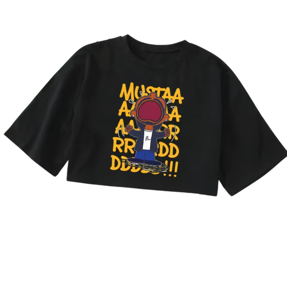Kendrick Lamar Mustard Crop Top Shirt
