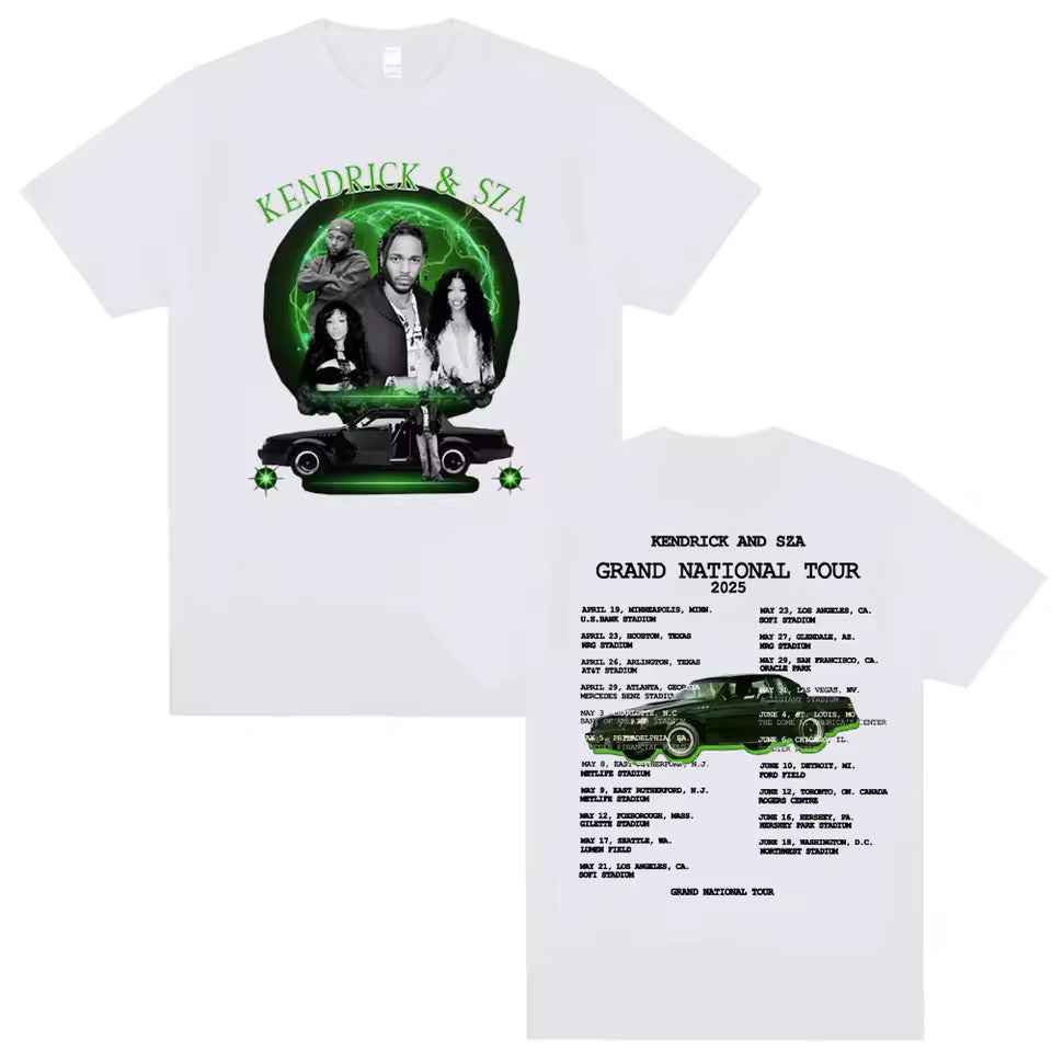 Kendrick & SZA Grand National Tour 2025 T-shirt