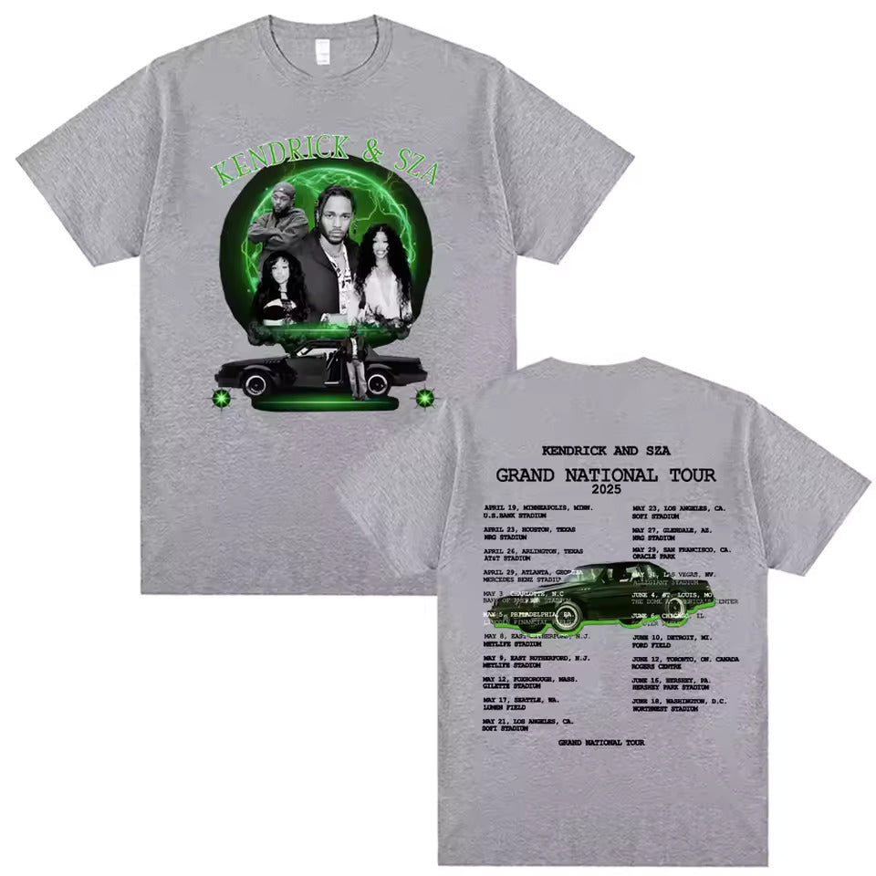 Kendrick & SZA Grand National Tour 2025 T-shirt
