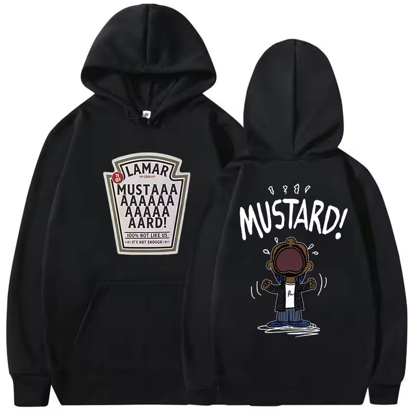 Mustard Kendrick Lamar print Hoodie