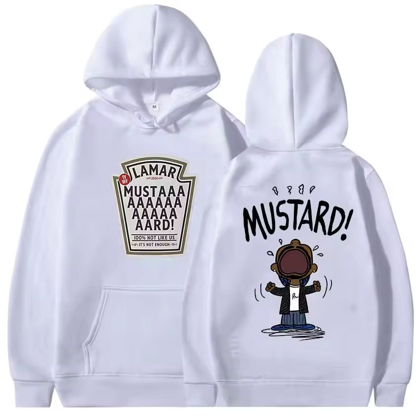 Mustard Kendrick Lamar print Hoodie
