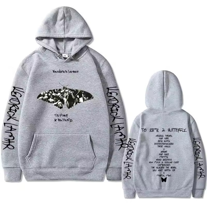 Kendrick Lamar To Pimp A Butterfly Graphic Print Hoodie